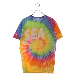 WIND AND SEA ウィンダンシー タイダイ ロゴ 半袖 カットソー Tシャツ マルチ