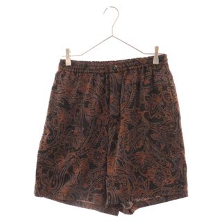 Mr.GENTLEMAN ミスタージェントルマン 21SS PAISLEY PATTERNED EASY SHORT ペイズリー パターンド イージー ショーツ ハーフパンツ ブラウン MGS‐SO17(ショートパンツ)