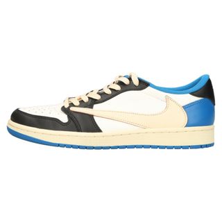 ナイキ(NIKE)のNIKE ナイキ × TRAVIS SCOTT FRAGMENT DESIGN AIR JORDAN 1 LOW OG SP DM7866-140 トラヴィススコット フラグメント エアジョーダン1 ローカットスニーカー シューズ(スニーカー)