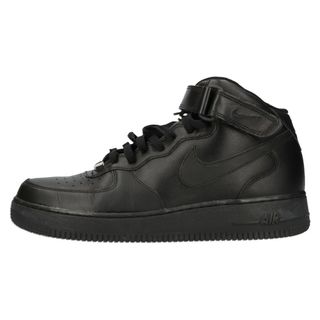 ナイキ(NIKE)のNIKE ナイキ AIR FORCE 1 MID 07 エアフォース 1 ミッドカットスニーカー US10.5/28.5cm ブラック 315123-001(スニーカー)