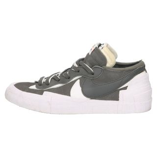 ナイキ(NIKE)のNIKE ナイキ ×sacai BLAZER LOW IRON GREY DD1877-002 サカイ ブレーザー ローカットスニーカー グレー 27cm/US9(スニーカー)