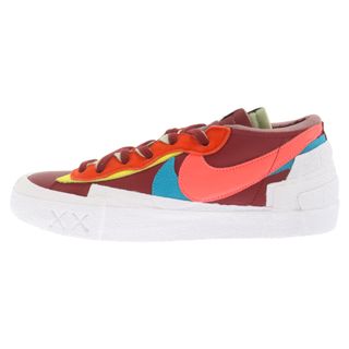 ナイキ(NIKE)のNIKE ナイキ ×KAWS×sacai Blazer Low Team Red カウズ×サカイ×ナイキ ブレーザー チームレッド ローカットスニーカー US9/27cm DM7901-600(スニーカー)