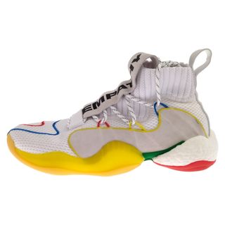 アディダス(adidas)のadidas アディダス ORIGINALS CRAZY BYW LVL ファレルウィリアム クレイジー ハイカットスニーカー ホワイト US9/27cm EF3500(スニーカー)