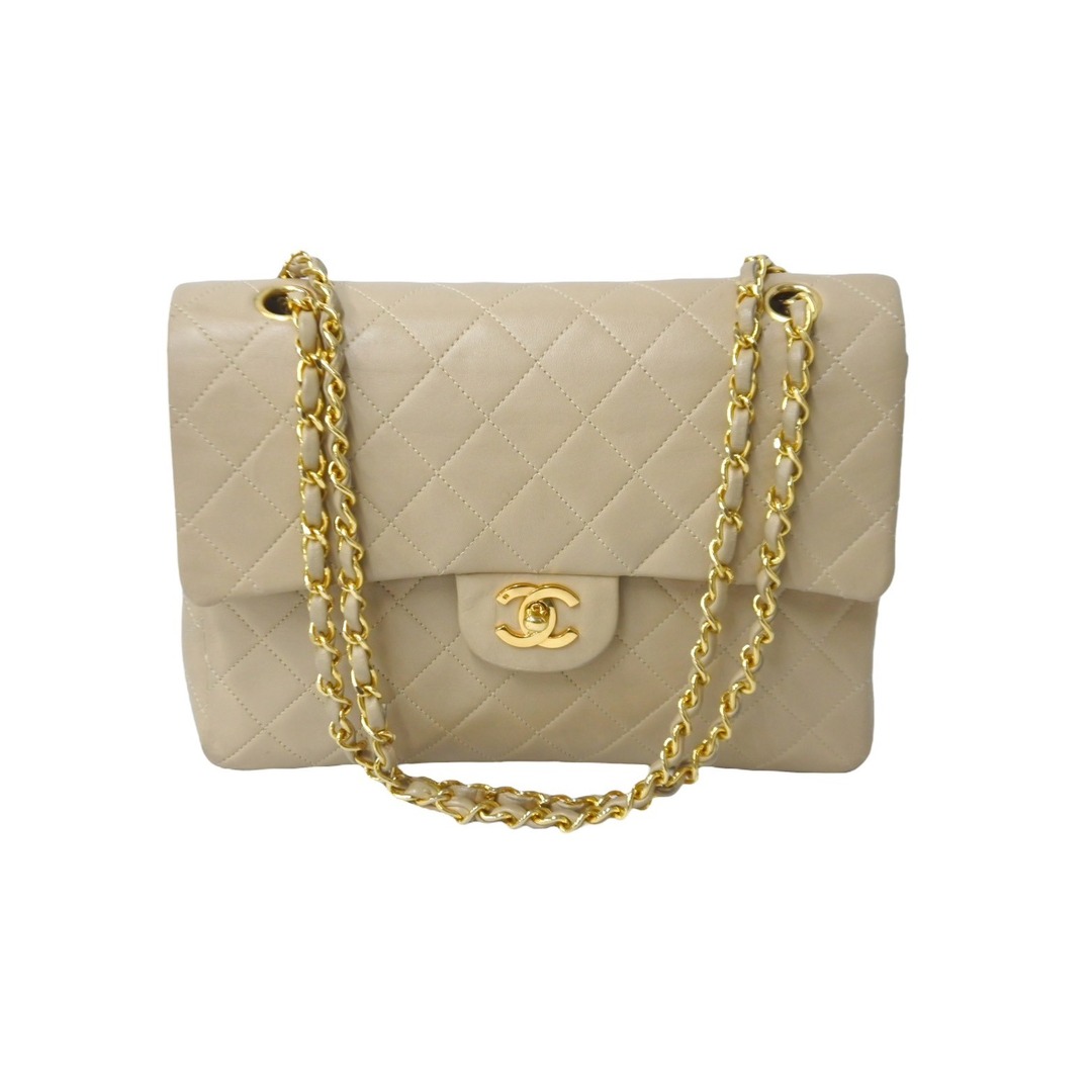 CHANEL シャネル マトラッセ25 縦長 チェーンショルダーバッグ 1番台 ベージュ ゴールド金具 良品 中古 63973 | フリマアプリ ラクマ CHANEL シャネル マトラッセ25 縦長 チェーンショルダーバッグ 1番台 ベージュ ゴールド金具 良品 中古 63973 | フリマアプリ ラクマ