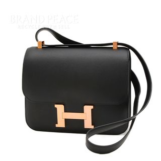 エルメス(Hermes)のエルメス コンスタンス 3 24 エプソン ブラック ローズゴールド金具 Y刻印(ショルダーバッグ)