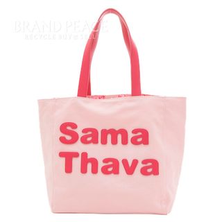 Samantha Thavasa - サマンサタバサ ミニーマウス サマタバパッチワークトートバッグ キャンバス ピン