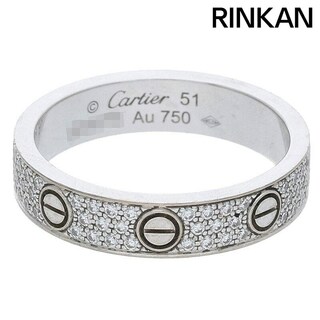 Cartier - カルティエ  LOVE WEDDING BAND DIAMOND-PAVED K18WGダイヤラブリング メンズ 51/11号