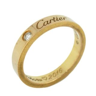 カルティエ(Cartier)の【4jib080】カルティエ リング/Cドゥ／1PD/ダイヤモンド/K18YG イエローゴールド 【中古】 レディース(リング(指輪))