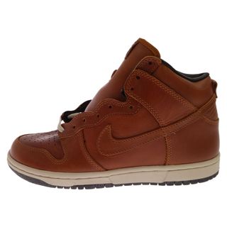 ナイキ(NIKE)のNIKE ナイキ 【観賞用 2003年製】DUNK HIGH PREMIUM ダンク プレミアム ハイカットスニーカー ブラウン US8/26.0cm 305808-771(スニーカー)