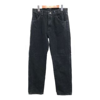 RUSTLER ラスラー デニムパンツ ブラック (メンズ W29相当) 中古 古着 Q7632(デニム/ジーンズ)