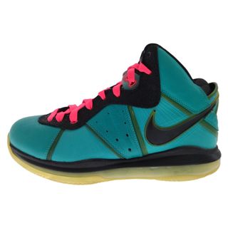 ナイキ(NIKE)のNIKE ナイキ 【観賞用 2010年製】LEBRON 8 SOUTH BEACH レブロン 8 サウスビーチ ハイカットスニーカー ブルー US10/28cm 417098-401(スニーカー)