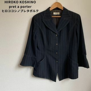 ヒロココシノ(HIROKO KOSHINO)のHIROKO KOSHINO ヒロココシノプレタポルテ ジャケット 肩パッド(テーラードジャケット)