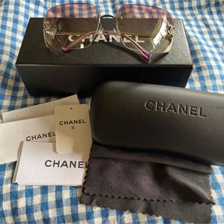 シャネル(CHANEL)のシャネル サングラス ピンク ほぼ未使用(サングラス/メガネ)