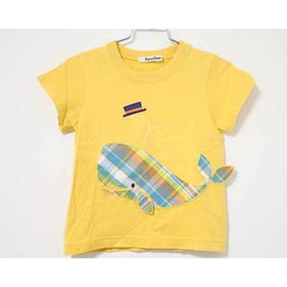 ファミリア(familiar)の【夏物 新入荷!】〓ファミリア/familiar〓100cm  半袖Tシャツ/半袖カットソー イエロー【中古】  子供服 キッズ kids  女の子 男の子 夏 tops 715042(Ｔシャツ)