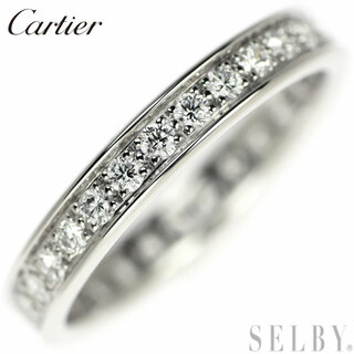 カルティエ(Cartier)のカルティエ K18WG ダイヤモンド リング バレリーナ 52号 フルエタニティ(リング(指輪))