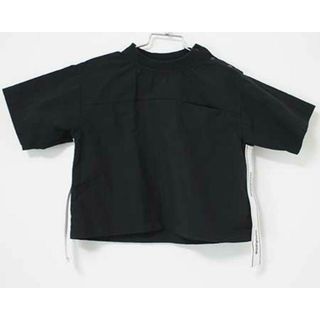 【夏物 新入荷!】〓ヌヌ フォルム/nunuforme〓95cm  半袖シャツ 黒【中古】  子供服 キッズ kids  ベビー baby 女の子 男の子 夏 tops 125042(シャツ/カットソー)