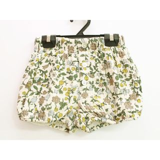 【夏物 新入荷!】▲ライリーアンドクルー/Rylee + Cru▲85-90cm(18-24m) ブルマ/ショートパンツ/ハーフパンツ/半ズボン/短パン 生成り×グリーン系【中古】子供服 キッズ kidsベビー服 baby 女の子 春夏 bottoms 615042(パンツ)