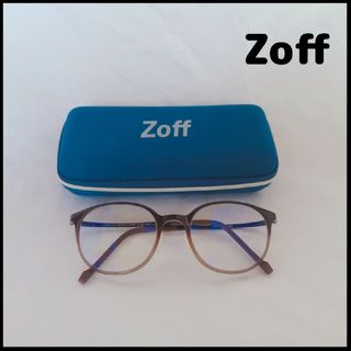 ゾフ(Zoff)の【大人気】ゾフ スマートスキニー ボストンメガネ 度なし ブルーライトレンズ(サングラス/メガネ)