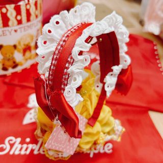 シャーリーテンプル(Shirley Temple)の新品シャーリーテンプル　リボン　ギンガム　カチューシャ(カチューシャ)