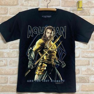 アクアマン  Tシャツ　Lサイズ　Aquaman ジェイソン・モモア(Tシャツ/カットソー(半袖/袖なし))