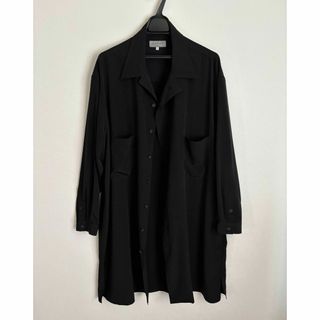 ヨウジヤマモト(Yohji Yamamoto)の【ほぼ未使用】21-22AW ヨウジオム トリアセ ロングブラウス　yohji(その他)