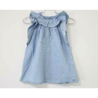 クロエ(Chloe)の【夏物 新入荷!】〓クロエ/Chloe〓80cm ノースリーブワンピース 水色【中古】 子供服 キッズ kids  ベビー baby 女の子 夏 onepi 125042(ワンピース)