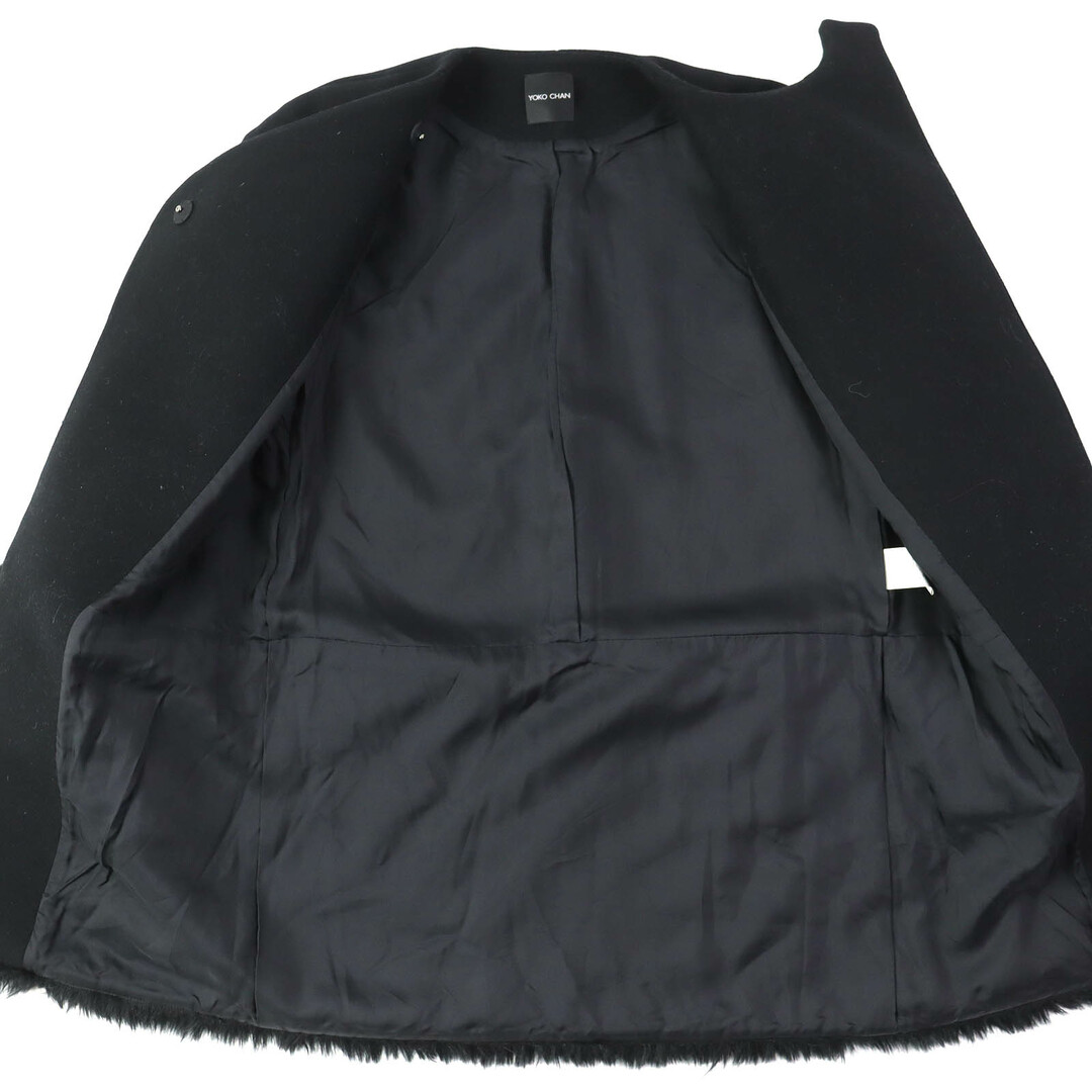 美品△YOKO CHAN ヨーコチャン YCC-316-057 ヘム ノーカラー 美品△YOKO CHAN ヨーコチャン YCC-316-057 ヘム ノーカラー