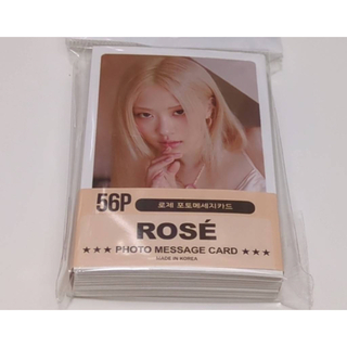ブラックピンク(BLACKPINK)のblackpink ROSE メッセージカード56枚入り(K-POP/アジア)