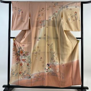 訪問着 身丈157cm 裄丈62.5cm 正絹 美品 秀品 【中古】(着物)