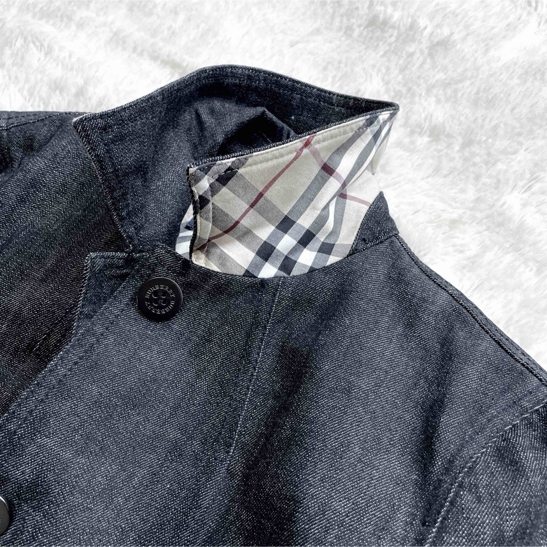 美品 BURBERRY LONDON ノバチェック デニムジャケット Lサイズ 美品 BURBERRY LONDON ノバチェック デニムジャケット Lサイズ