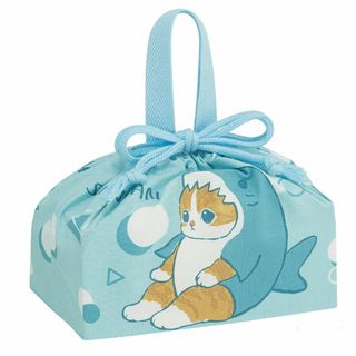 【色: mofusand】スケーター(Skater) 子供用 お弁当 巾着袋 m(弁当用品)