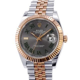 ロレックス(ROLEX)のロレックス デイトジャスト41 K18PGピンクゴールド 126331 ROLEX 腕時計 スレート文字盤(腕時計(アナログ))