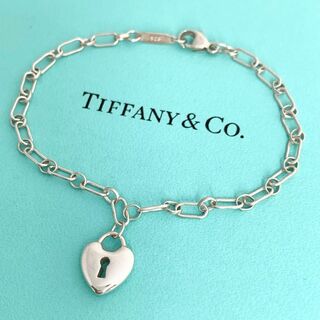ティファニー(Tiffany & Co.)のティファニー 希少 ハート ロック ブレスレット ヴィンテージ キー x41(ブレスレット/バングル)