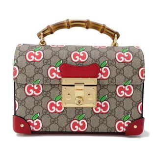 Gucci - グッチ ハンドバッグ GGアップル バンブー GGスプリーム 603221 GUCCI 2wayショルダーバッグ リンゴ