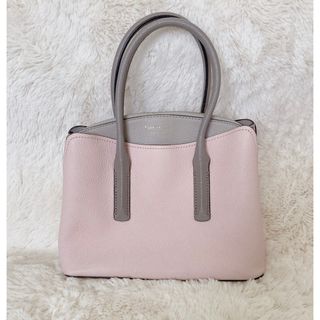 ケイトスペードニューヨーク(kate spade new york)のケイトスペード マルゴー ミディアム サッチェル ピンク グレージュ マルチ(ハンドバッグ)