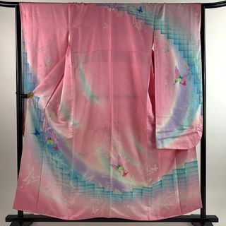 振袖 身丈157.5cm 裄丈67cm 正絹 美品 秀品 【中古】(着物)