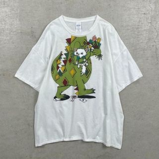 PIFF The Magic Dragon マジシャン 両面プリントTシャツ メンズ2XL(Tシャツ/カットソー(半袖/袖なし))