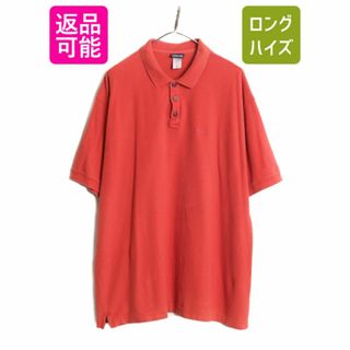 patagonia - 00s 05年製 パタゴニア 半袖 ポロシャツ メンズ XL 古着 00年代 オールド Patagonia アウトドア 鹿の子 オーガニック コットン 半袖シャツ