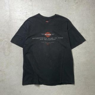 90年代 USA製 Harley-Davidson ハーレーダビッドソン モーターサイクル プリントTシャツ メンズXL(Tシャツ/カットソー(半袖/袖なし))