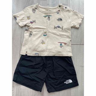 ザノースフェイス(THE NORTH FACE)のザノースフェイス　Tシャツ　短パン　80(Ｔシャツ)