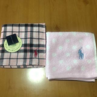 ラルフローレン(Ralph Lauren)のラルフローレンタオルハンカチ2枚(ハンカチ)