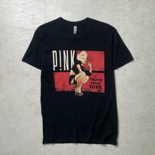 00年代 PINK アーティスト バンドTシャツ バンT ツアーT メンズS(Tシャツ/カットソー(半袖/袖なし))