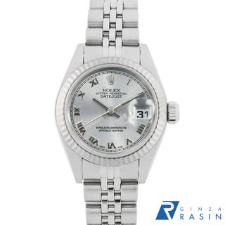 ロレックス(ROLEX)のロレックス デイトジャスト 79174 シルバー ローマ F番 レディース 中古 腕時計(腕時計)