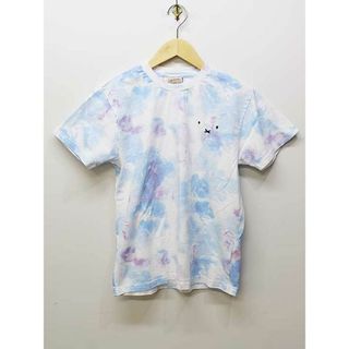 【新規値下げ】▲OUTDOOR PRODUCTS/アウトドアプロダクツ▲ミッフィーコラボTシャツ/カットソー  ホワイト×ライトブルー/白×水色系 レディース SMALL【中古】 夏 515032