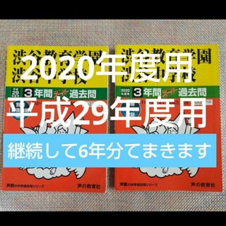 渋谷教育学園渋谷中学校　2020年度用　平成29年度用　スーパー過去問(語学/参考書)