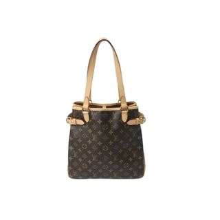 ルイヴィトン(LOUIS VUITTON)の新品同様 LouisVuitton ルイヴィトン バティニョール ヴェルティカル トートバッグ M51153 PVCコーティングキャンバス 中古 63986(トートバッグ)