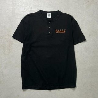 90年代 USA製 ギリシャ エラス スーベニア プリントTシャツ ヘンリーネック メンズXL(Tシャツ/カットソー(半袖/袖なし))