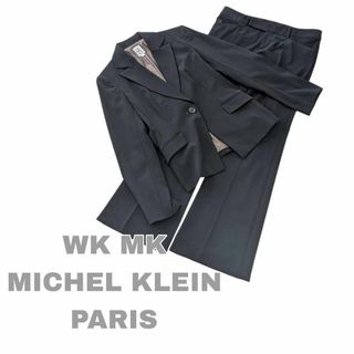 エムケーミッシェルクラン(MK MICHEL KLEIN)のMICHEL KLEIN パンツスーツ セットアップ ブラック size42(スーツ)