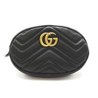 グッチ(Gucci)のグッチ GGマーモント キルティングミニバッグ ウエストバッグ ボディバッグ(ボディバッグ/ウエストポーチ)