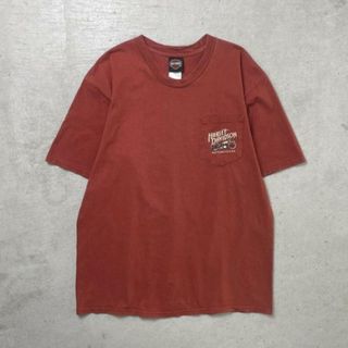 00年代 USA製 Harley-Davidson ハーレーダビッドソン ポケットTシャツ ポケT メンズXL(Tシャツ/カットソー(半袖/袖なし))